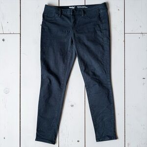 Mossimo Mid Rise Black Jegging Jeans Women Size 10 Short Super Stretch Skinny